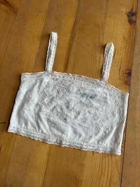 Polo Ralph Lauren cotton lace victorian western camisole top sz xsmall